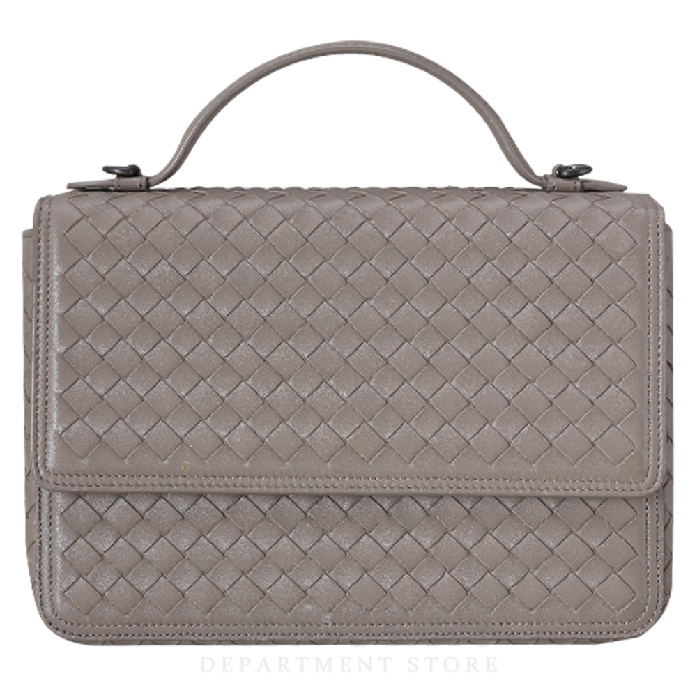 BOTTEGA VENETA(USED)보테가베네타 인트레치아토 위빙 탑 핸들 숄더백